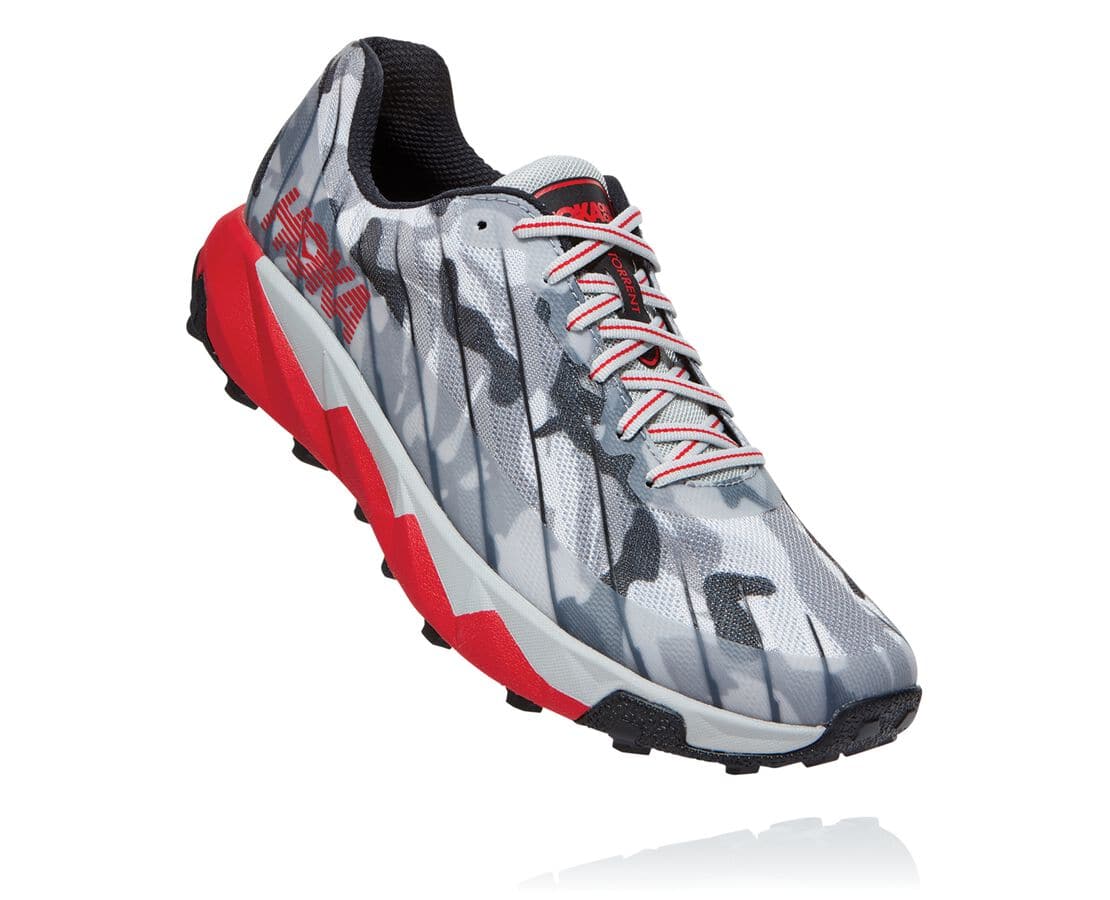 Pantofi Alergare Trail Hoka One One All Gender Hoka X Xterra Torrent Dama - Gri Camuflaj | Romania N